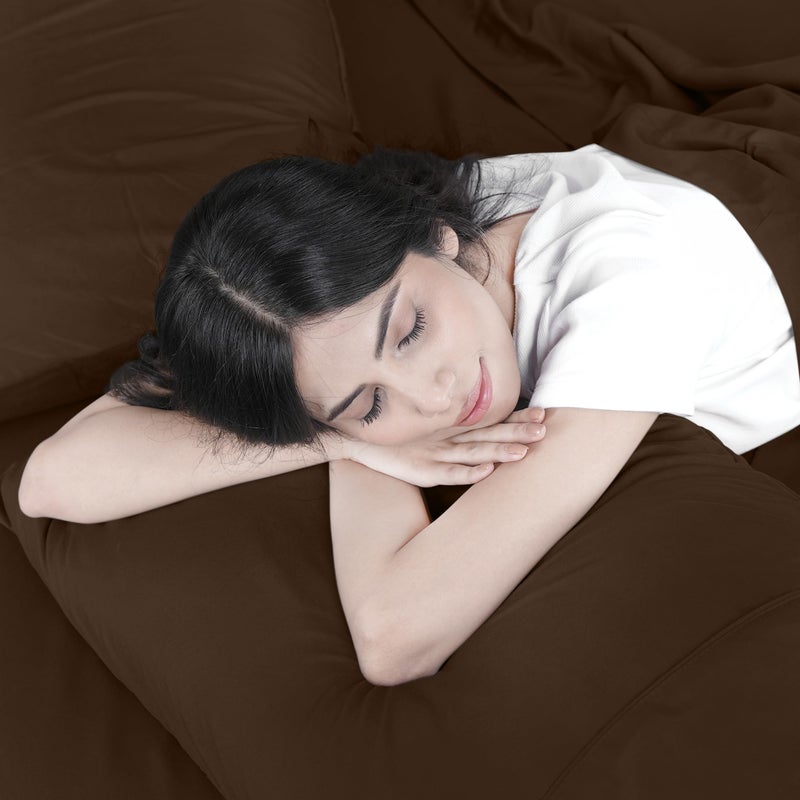 Utopia Bedding King Bed Sheets Set - 4 Piece Bedding - Brushed Microfiber - Shrinkage and Fade Resistant - Easy Care (King, Brown) - Image 5